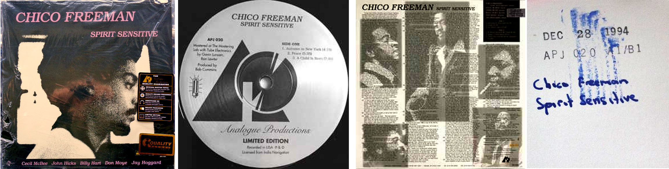Chico Freeman: Spirit Sensitive (1979) India Navigation ...
